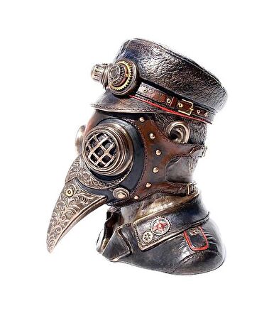 Steampunk Serisi Plague Doctor Biblo Kutusu