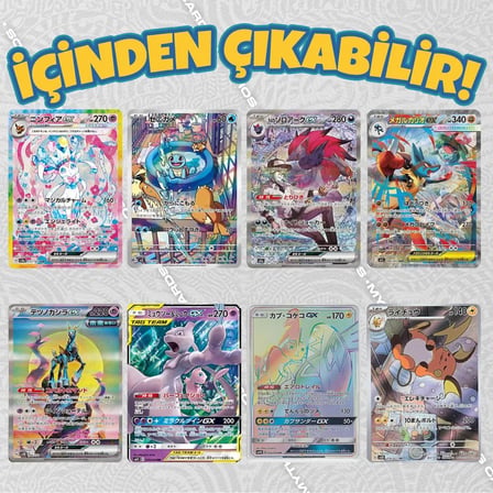 Mystery Pack Orjinal ve Lisanslı Pokemon Kart - 10 Gizemli Kart İçeren Gizemli Paket