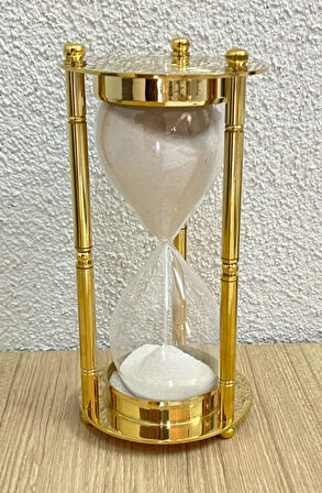 Büyük Boy Pirinç Kum Saati