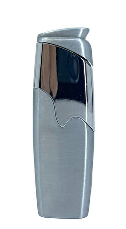 Metal Jet Alev Çakmak - Mat Gümüş Renk 2900
