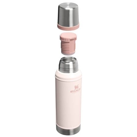 Stanley Klasik Vakumlu Paslanmaz Çelik Termos 0,94 Lt (1.0 QT) - Hammertone Rose Quartz