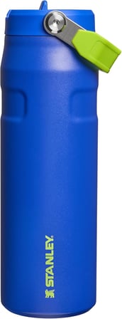 Stanley The IceFlow Flip Straw Pipetli Termos Bardak 0,70 LT - Cobalt Chartreuse