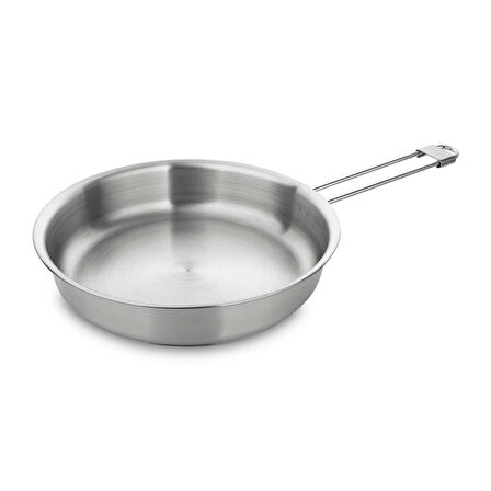 The All-In-One Fry Pan Set - Çelik Kızartma Tava Seti (9 Parça)  .94L  32oz