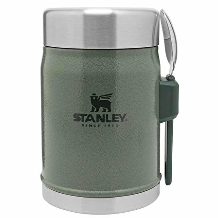 Stanley Klasik Paslanmaz Çelik Yemek Termosu Kaşıklı 0,40 LT - Hammertone Green