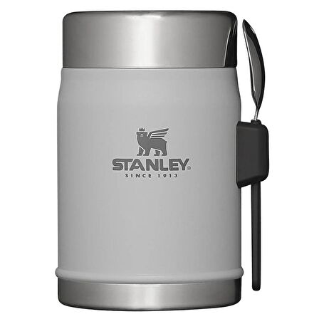 Stanley Klasik Paslanmaz Çelik Yemek Termosu Kaşıklı 0,40 LT - Ash
