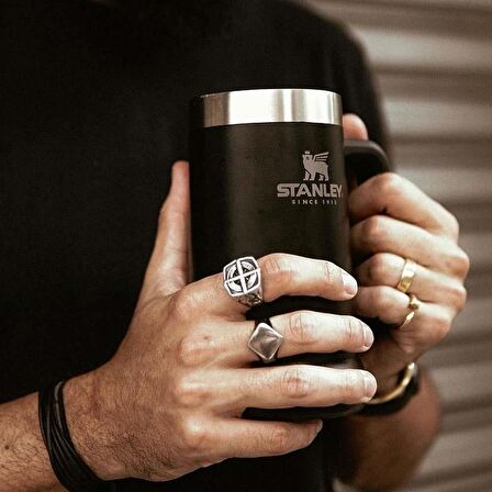 Stanley Adventure Vakumlu Kuplu Bardak 0,70 Lt - Matte Black Pebble