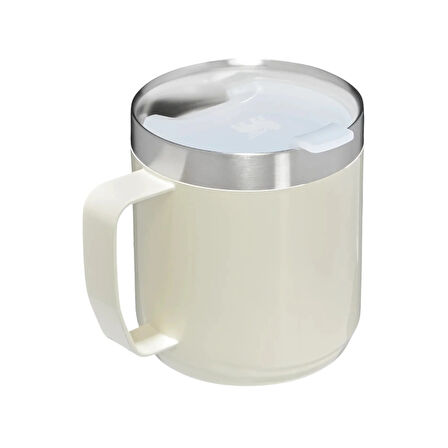 The Legendary Camp Mug Kapaklı Termos Bardak 0.35L 12oz - Cream Gloss