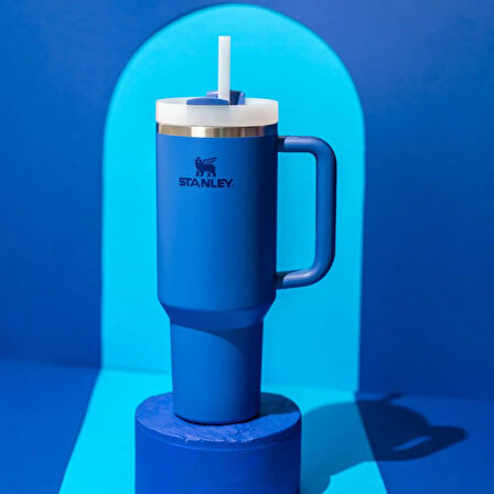 Stanley Quencher Pipetli Termos Bardak 1.18 Lt - Azure
