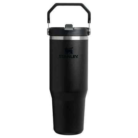 Stanley The IceFlow Flip Straw Pipetli Termos Bardak 0,89 LT (30 OZ) - Black 2.0