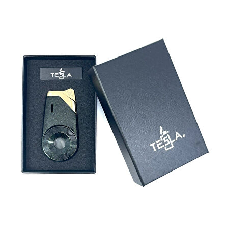 Tesla Tek Torch Jet Alev Çakmak - Yeşil