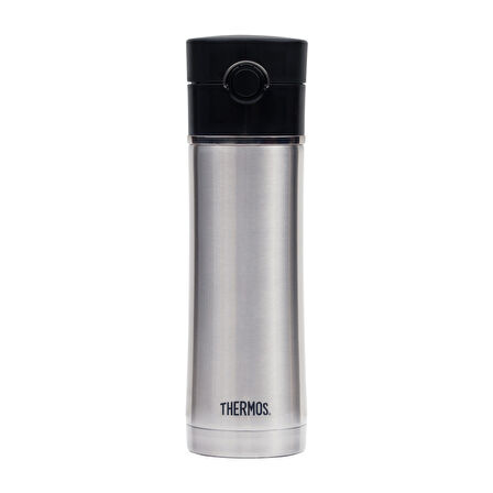 Thermos NS403BK Filter Çay Demleme Aparatlı Mug 0,47L - Siyah/Krom