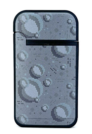 Zengaz Cool Tasarım Jet Alev Çakmak - Water Drops 8Bits