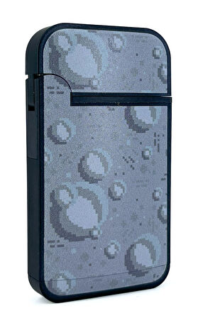 Zengaz Cool Tasarım Jet Alev Çakmak - Water Drops 8Bits