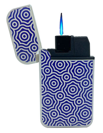 Zengaz Cool Tasarım Jet Alev Çakmak - Hypnotic Circular