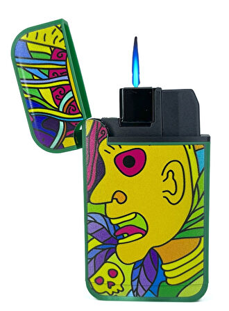 Zengaz Cool Tasarım Jet Alev Çakmak - Aztec