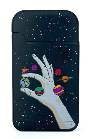 Zengaz Cool Tasarım Jet Alev Çakmak - Planets Orbiting