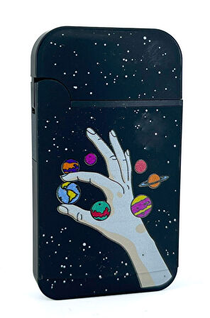 Zengaz Cool Tasarım Jet Alev Çakmak - Planets Orbiting