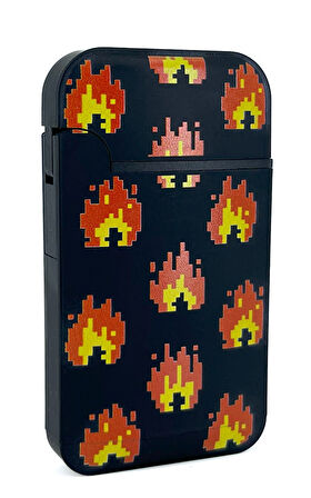 Zengaz Cool Tasarım Jet Alev Çakmak - 8 Bit Flame