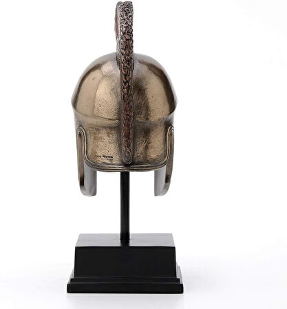 Greek Hoplite Helmet - Antik Yunan Hoplit Piyade Kaskı Stand Biblo Dekor