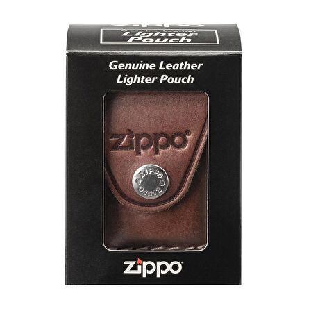 Zippo Hakiki Deri Çakmak Kılıfı Kahverengi