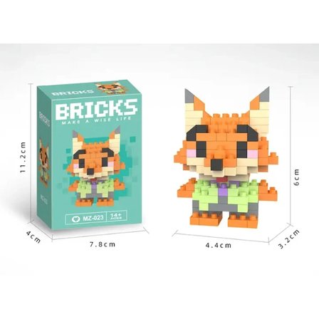 Zootropolis Nick Wilde Mini Lego Figürü