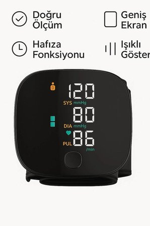 Otomatik Koldan Tansiyon Aleti Kol Manşonlu Dijital Nabız ve Tansiyon Ölçer