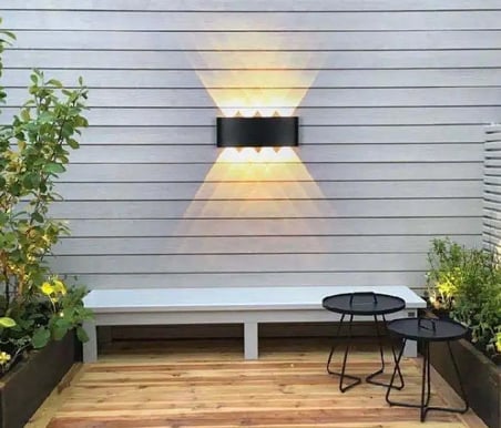 1 Adet CATA CT 8013 Karpi 15W Dış Mekan Led Aplik Amber