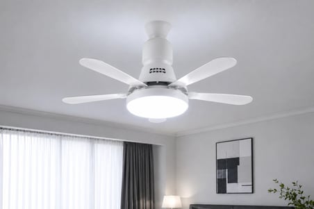 Eco Lounge 1 adet TRION TRN 1300 Nefes 50W Ledli Tavan Vantilatörü Kumandalı 3 Renk E27 Duy