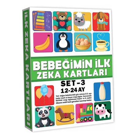 2212 Eğitici Kartlar 12-24 Ay Zeka Kartları