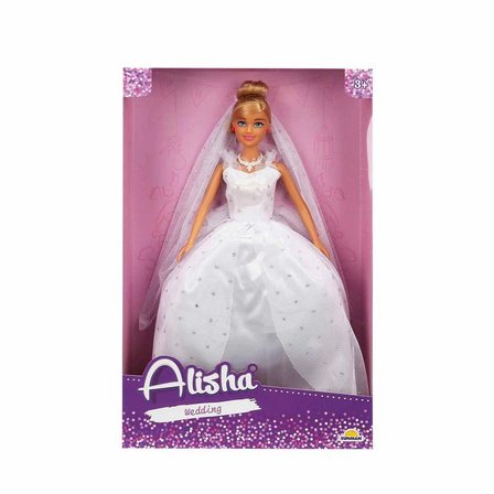 3381 SUN-RST-SIS-Gelinlikli Manken Bebek Alisha 29 cm -