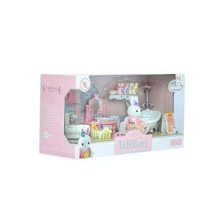 BY DREAMY MİNİ TAVŞAN BÜYÜK BANYO OYUN SETİ-MGA