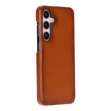 Samsung Galaxy S25 Uyumlu, Hakiki Deri, El Yapımı Arka Kapak, Gölgeli Taba