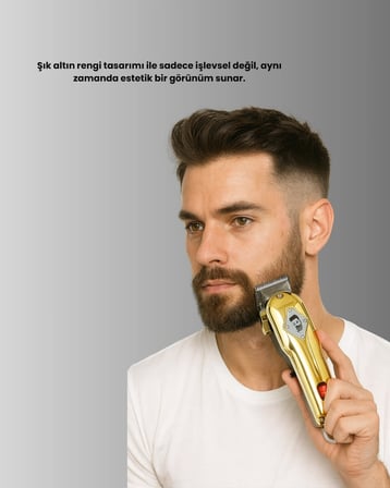 Ergonomik Tasarımlı, Hafif ve Taşınabilir Profesyonel Tıraş Makinesi Yeni Nesil