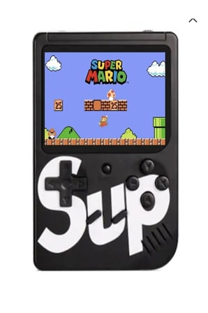 Taşınabilir video oyun konsolu 3 inç ekran 400 yüklü oyunlu mini atari siyah 2 oyunculu