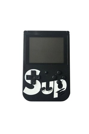 Taşınabilir video oyun konsolu 3 inç ekran 400 yüklü oyunlu mini atari siyah 2 oyunculu