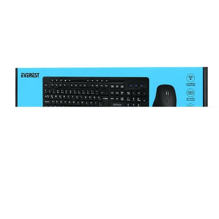 Kablosuz Multimedia Klavye - Mouse Seti Siyah Q Klavye Km-510 Bx40