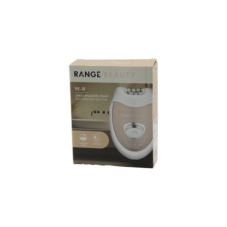 Range Beauty Re-18 Epilasyon Cihazı Epilatör Usb Şarjlı=50dk 2 Kademe Hız Yıkanabilir Başlık=18 Çift Cımbız Bx40