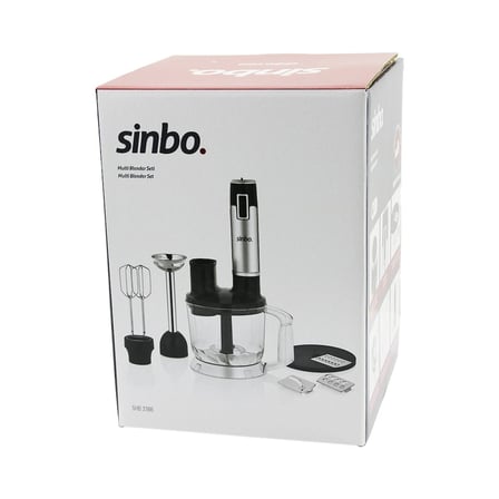 Turbo Multi Blender Seti Doğrayıcı- Mikser- Blender Rende Dilim Diskleri 300w 2lt Hazne Shb-3186 Bx40