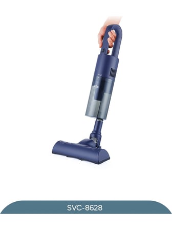 Dikey Mavi Elektrikli Süpürge 500w 90° Başlık - 1.5lt Toz Hazne - Çift Filtre Svc-8628 Bx40