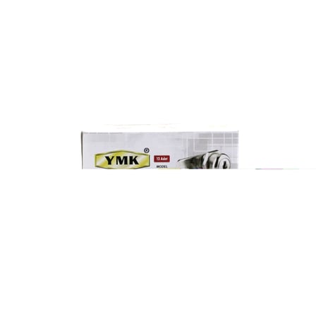 12 Adet Oval - Mandallı Dolap - Çekmece Kilit 20mm Bx40