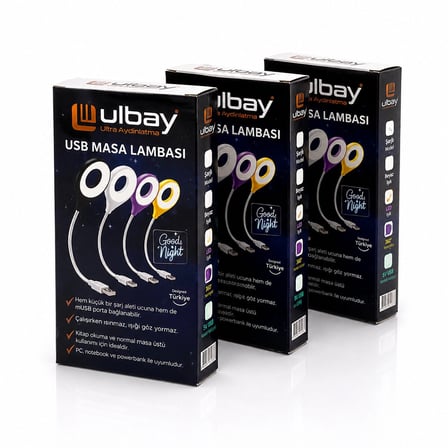 Masa Lambası Renkli Usb Girşili Bx40