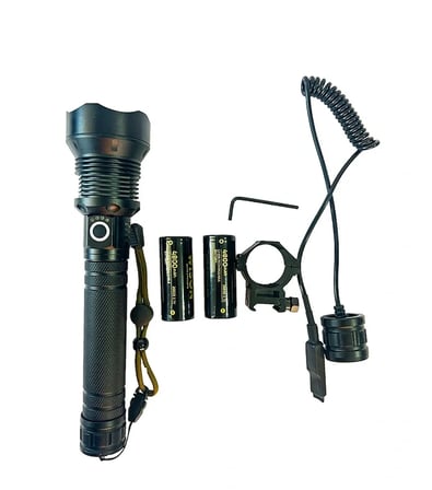Wison Ws-5412 Tüfek Feneri, Geniş Açı Avcı El Feneri 20 Watt Bx40