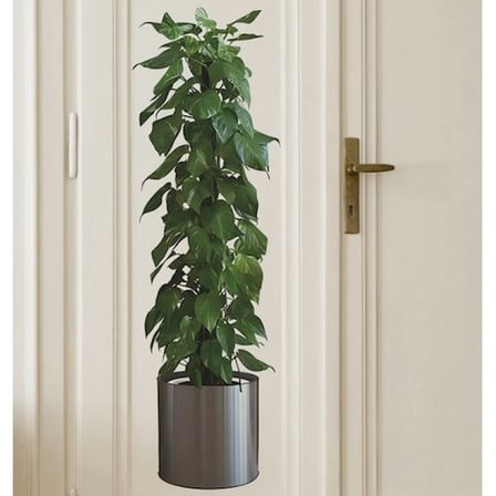 Saksılı Bitki Tasarımlı Yapışkanlı Sticker Resim 90*30 Cm Bx40