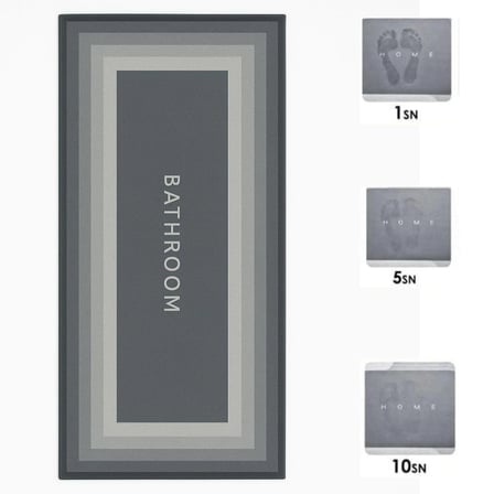 Sihirli Süper Su Emici Kaymaz Tabanlı Uzun Paspas 40*120 Cm Bx40