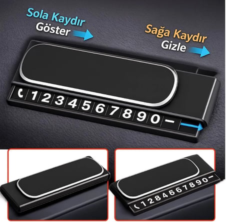 Kayar Kapaklı Torpido Üstü Fosforlu Numaratör Bx40