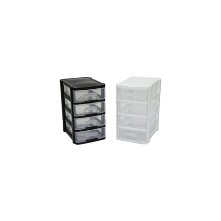 Tonton - Mini Çekmece 4 Katlı 10.3x13.9x16.6cm Bx40