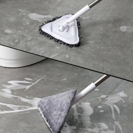 Teleskopik Saplı 150 Cm Üçgen Mop Cam Duvar Tavan Fayans Parke Temizleyici Mop Bx40