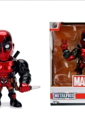 10 Cm Die-Cast Deadpool Figürü - Marvel Lisanslı Metal Koleksiyon Parçası BX-313803