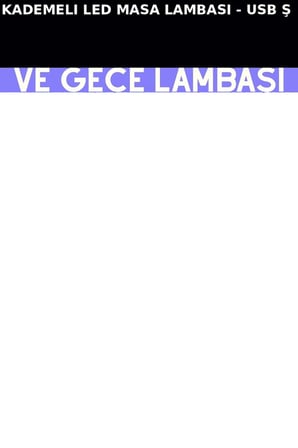 Dokunmatik Metal Gövdeli 3 Kademeli LED Masa Lambası - USB Şarjlı Tekli Paket BX-313301