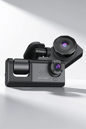 Gece Görüşlü 3 Kameralı Araç İçi Kamera Geri Görüş Destekli Dashcam